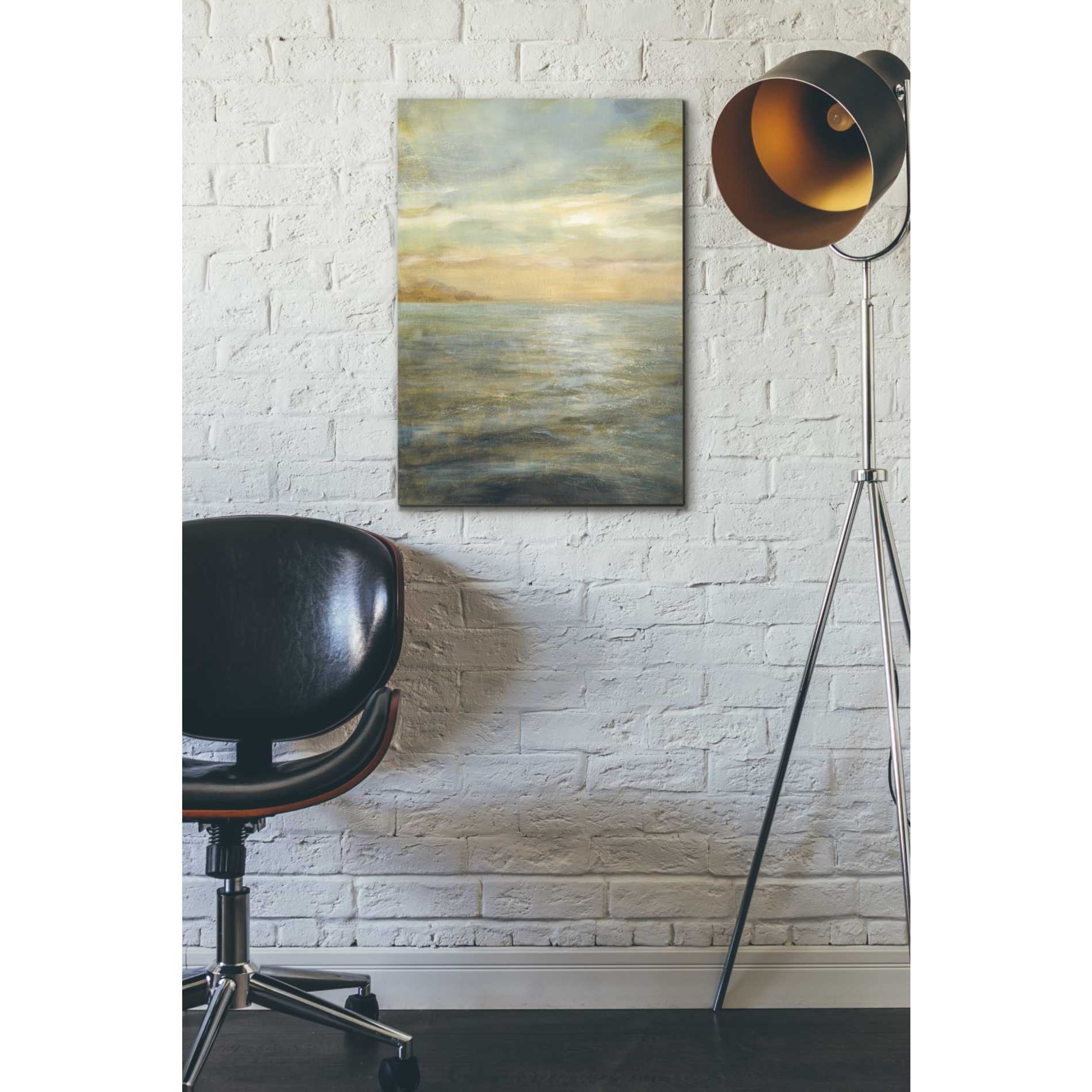 'Serene Sea II' by Danhui Nai, Canvas Wall Art,18 x 26