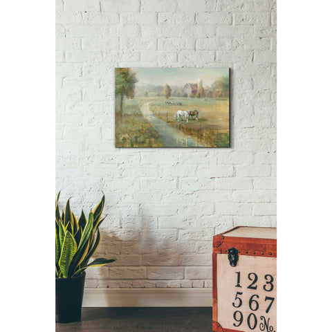 Image of 'Tranquil Farm' by Danhui Nai, Canvas Wall Art,18 x 26