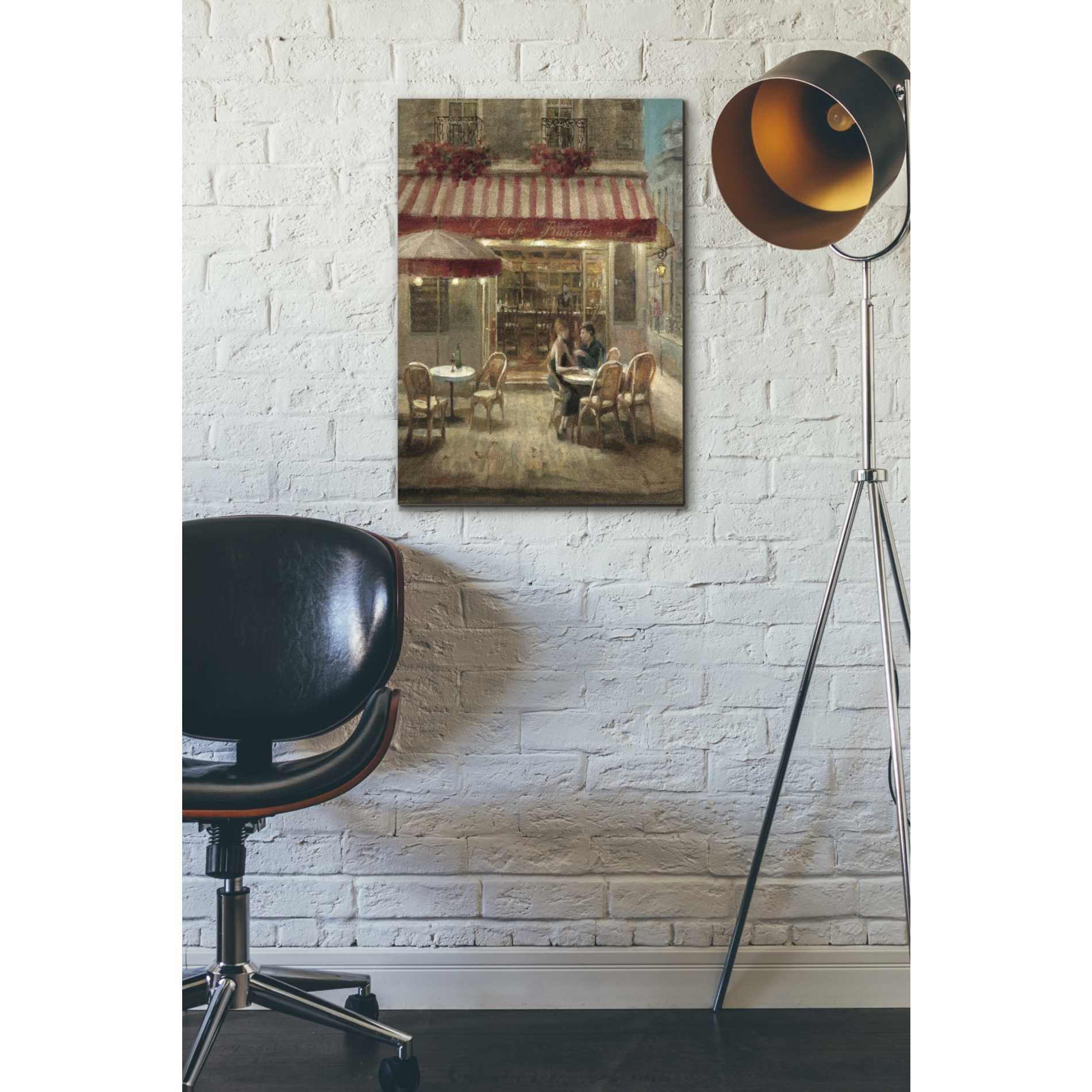 'Paris Cafe II Crop' by Danhui Nai, Canvas Wall Art,18 x 26