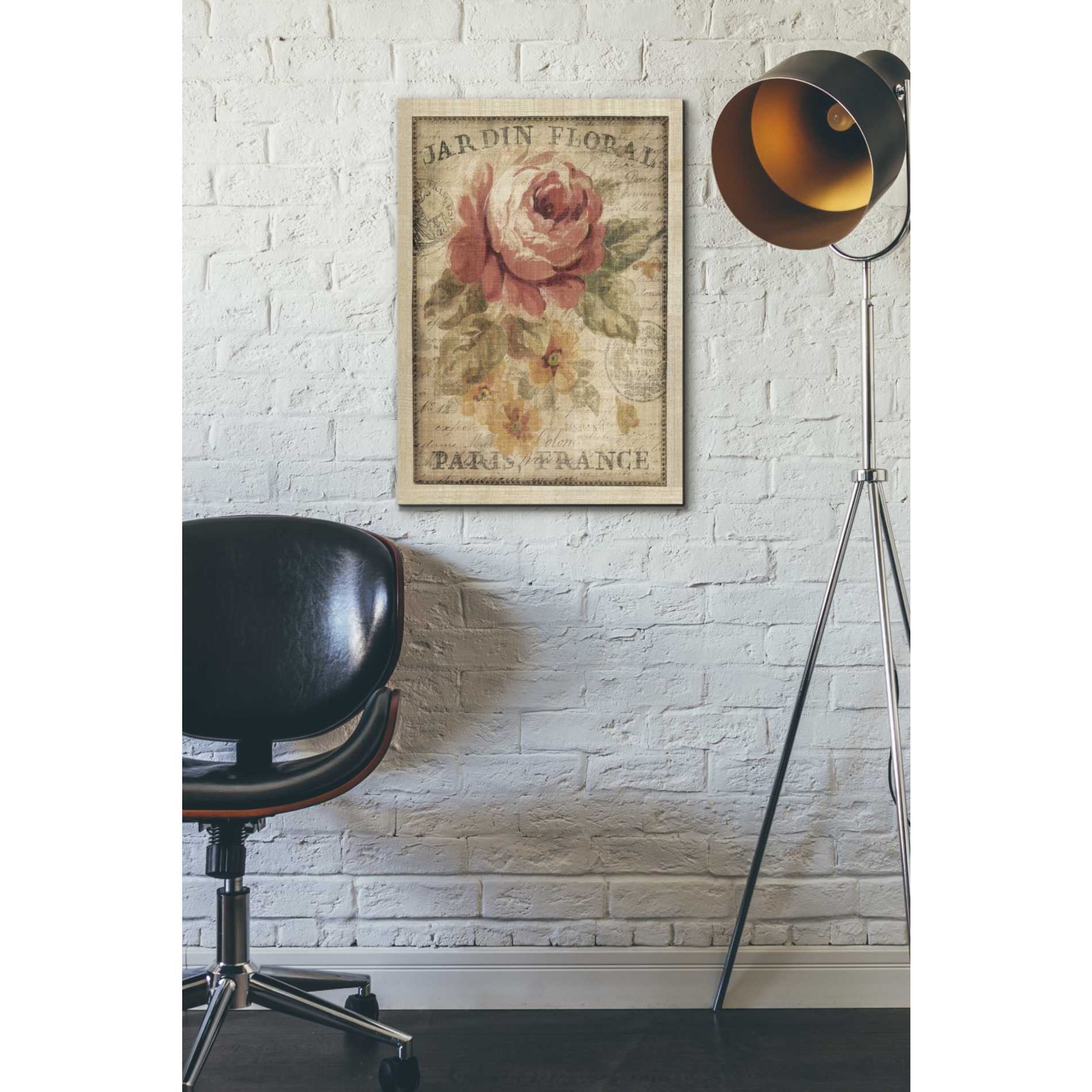 'Parisian Flowers II' by Danhui Nai, Canvas Wall Art,18 x 26