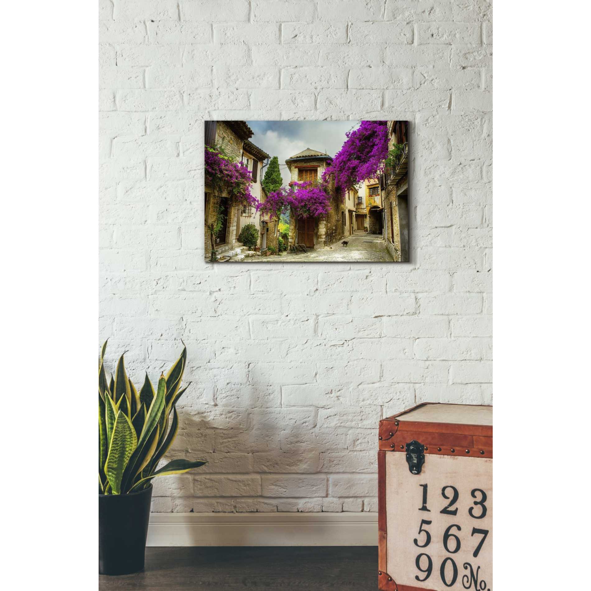 'Bougainvillea' Canvas Wall Art,18 x 26