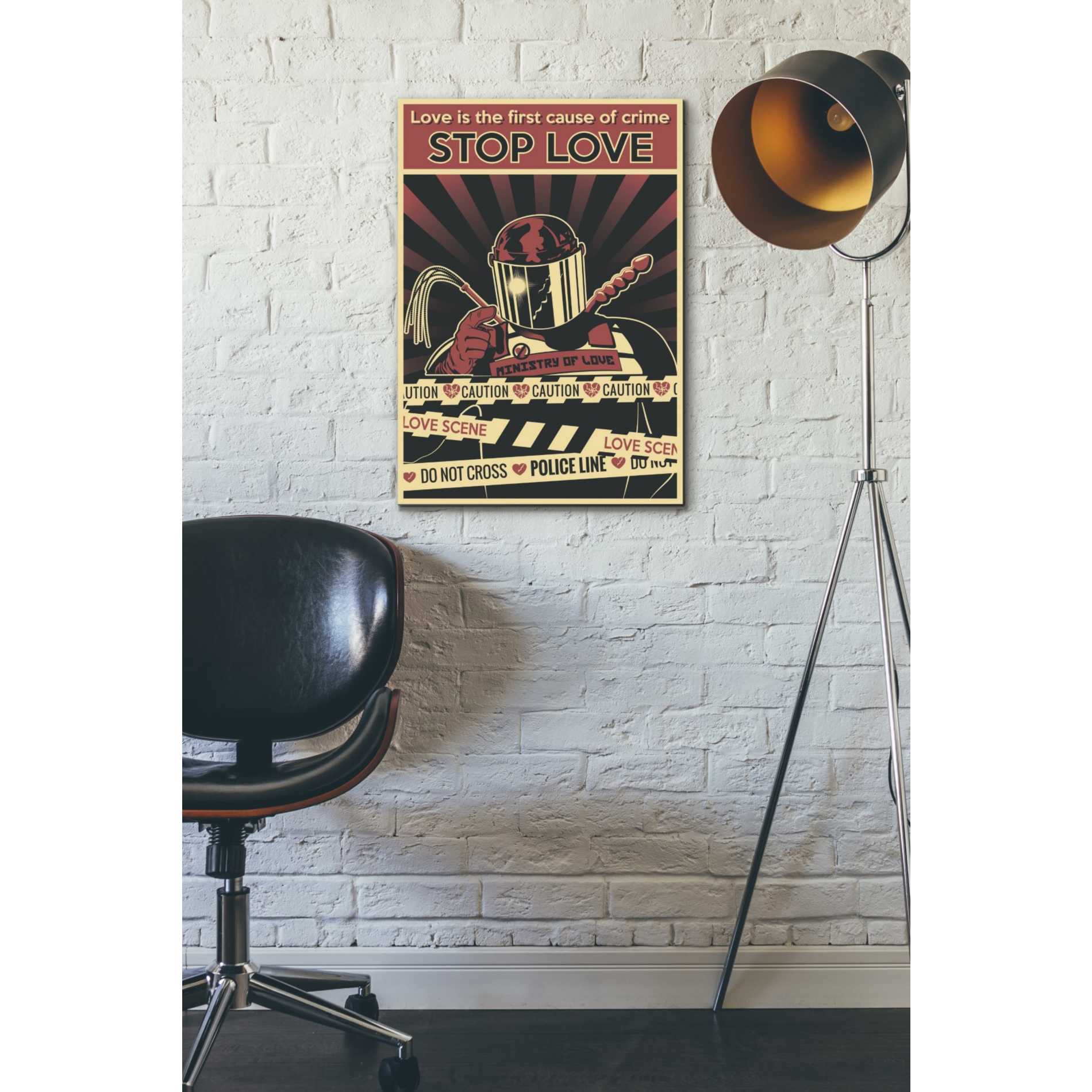 'Ministry of Love' Canvas Wall Art,18 x 26