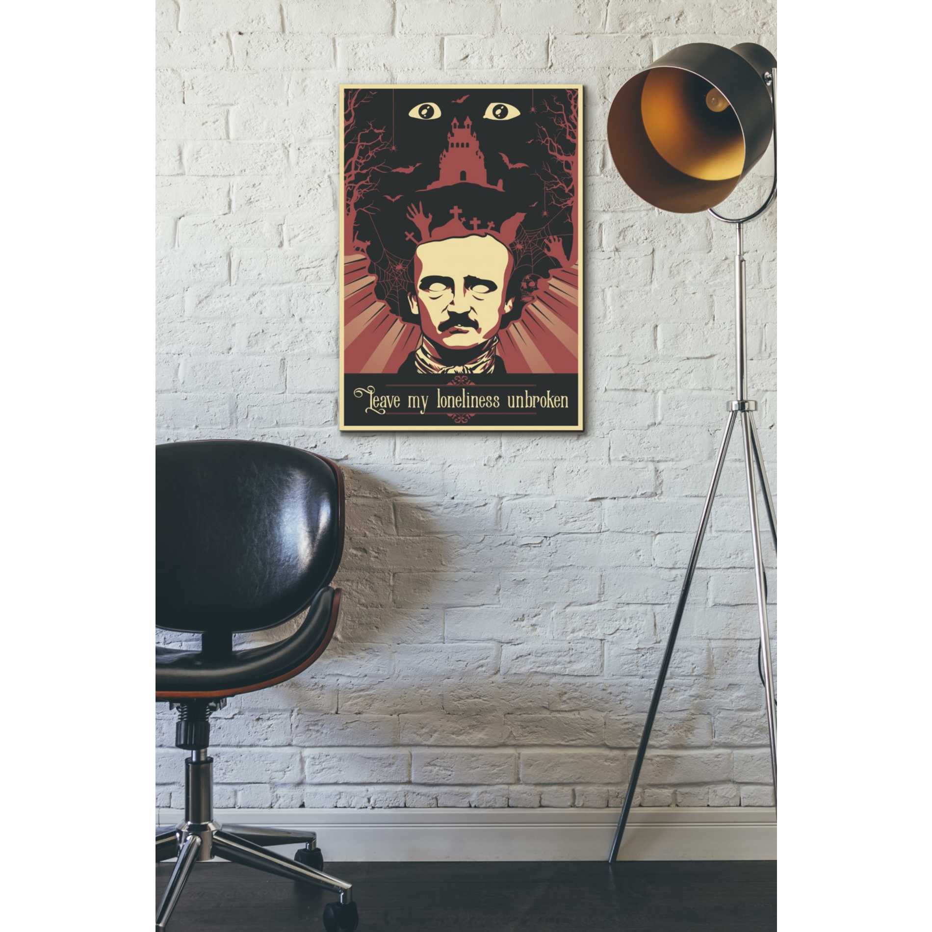 'Poe' Canvas Wall Art,18 x 26