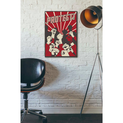 Image of 'Protest' Canvas Wall Art,18x26
