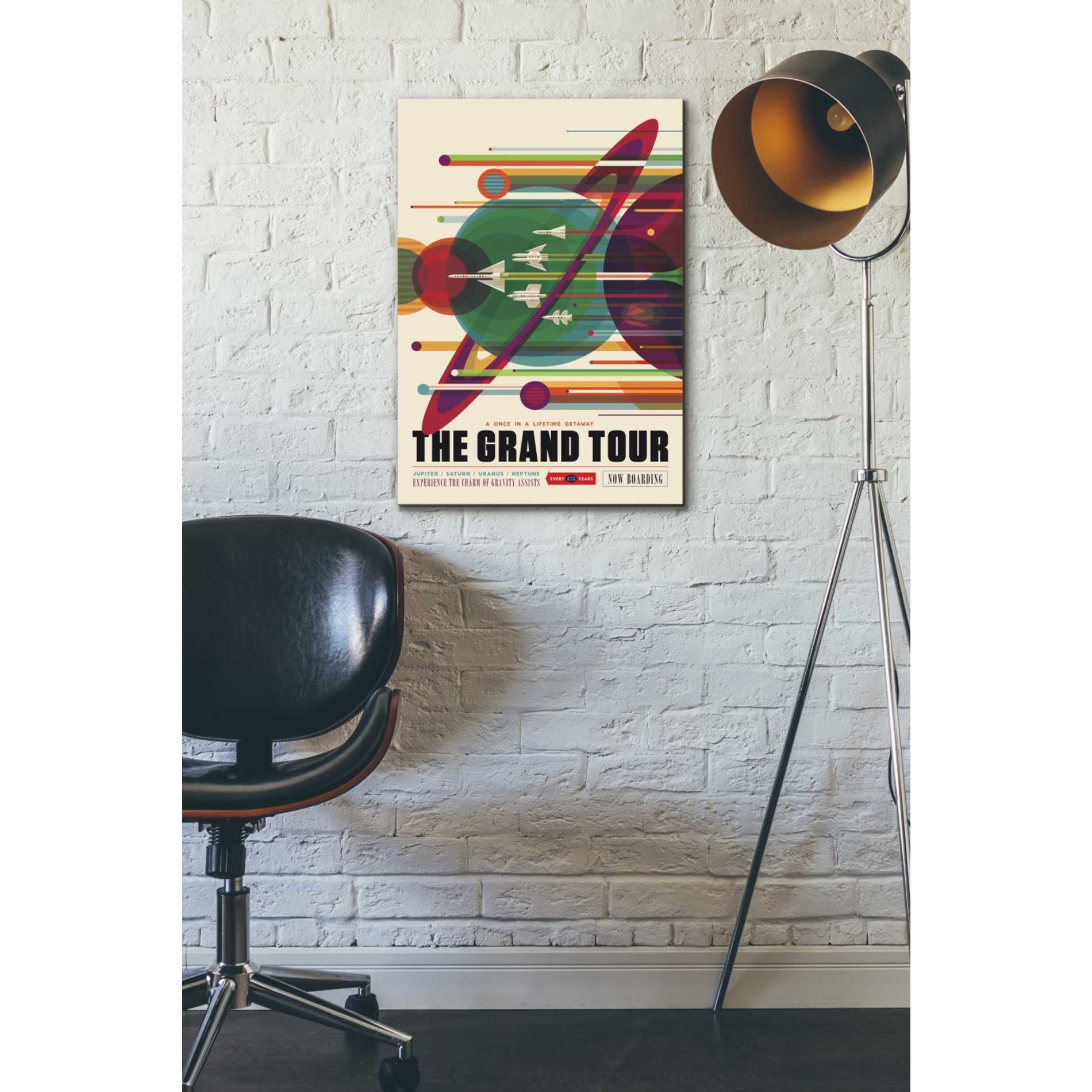 'Visions of the Future:The Grand Tour' Canvas Wall Art,18 x 26