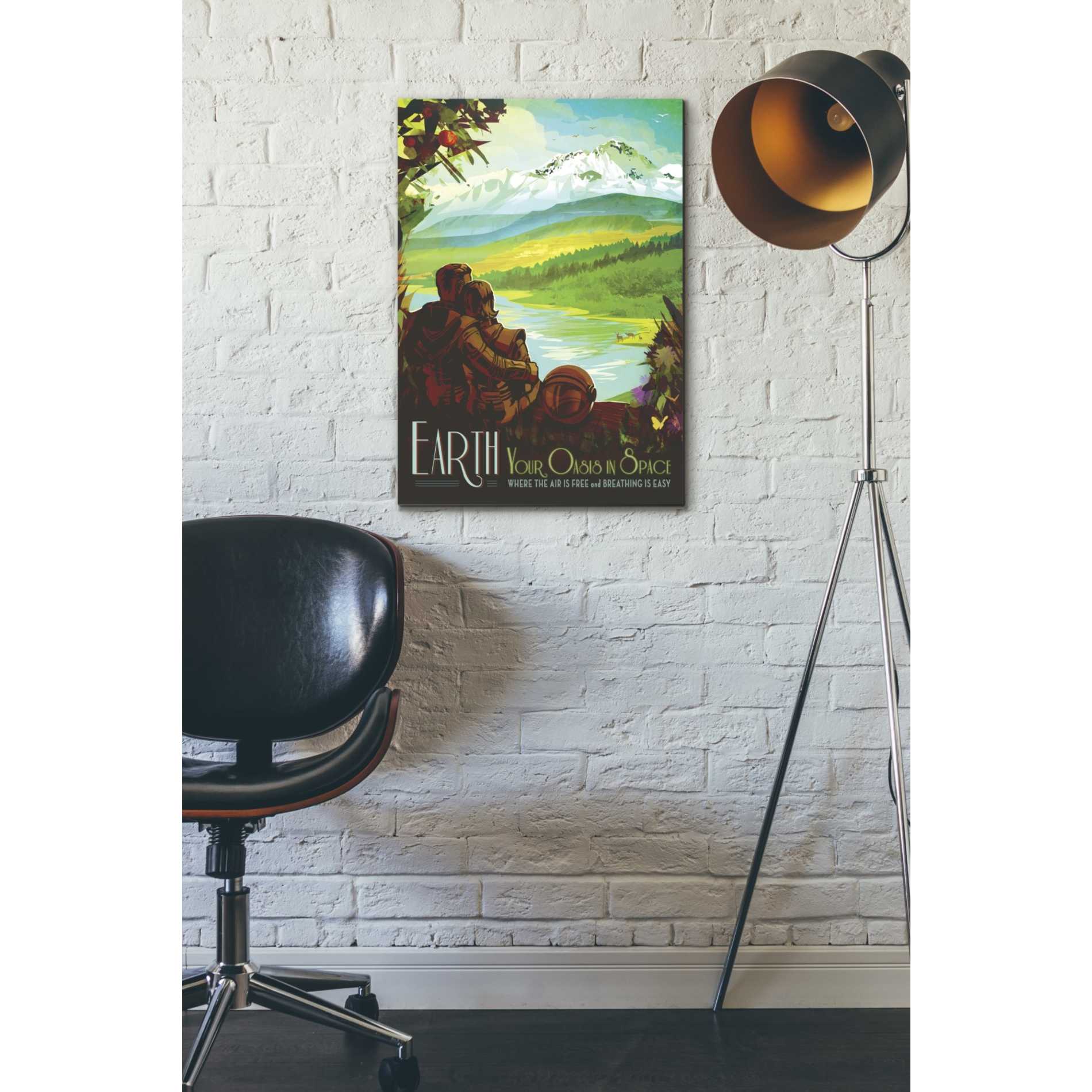 'Visions of the Future: Earth' Canvas Wall Art,18 x 26