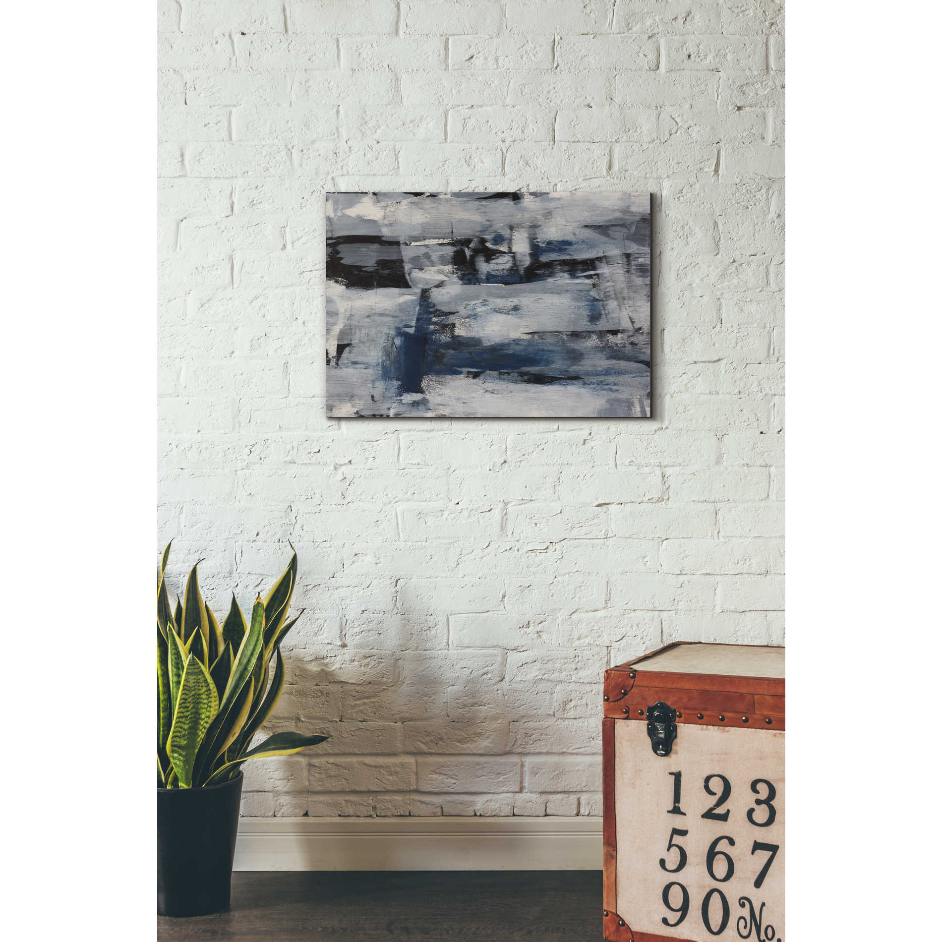 'Midnight Ice' Canvas Wall Art,18 x 26