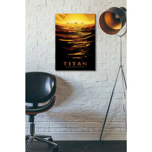 'Visions of the Future: Titan' Canvas Wall Art,18 x 26