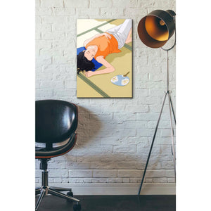 'Sleeping Woman' by Sai Tamiya, Canvas Wall Art,18 x 26
