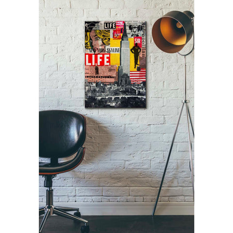 Image of 'IT'S HANGING IN THE AIR' by DB Waterman, Giclee Canvas Wall Art