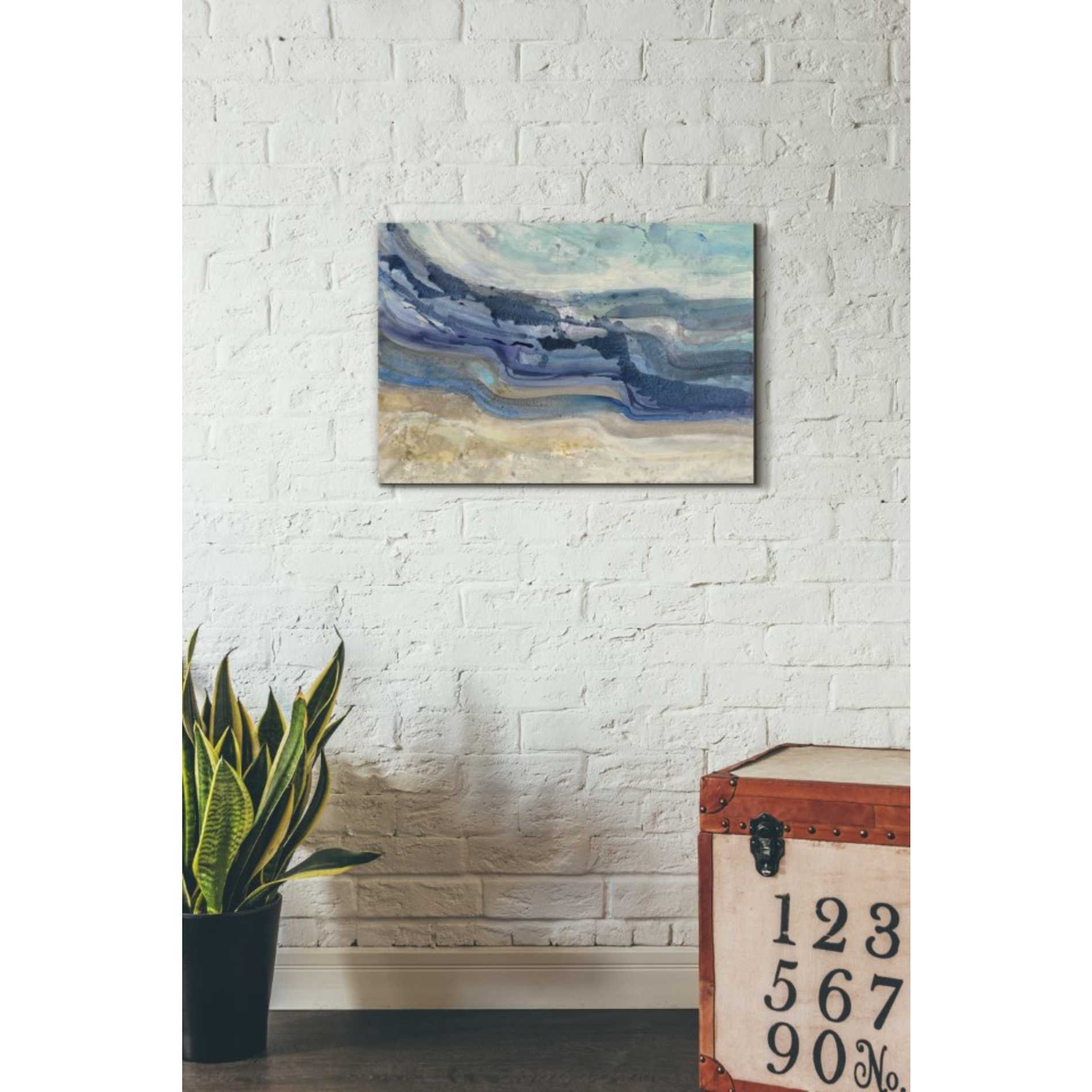'Currents' by Albena Hristova, Canvas Wall Art,26 x 18