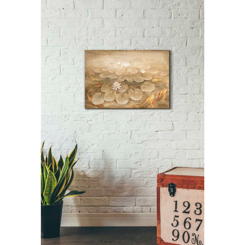 Image of 'Koi Pond' by Albena Hristova, Canvas Wall Art,26 x 18
