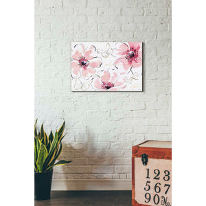 'Simply Pink I' by Daphne Brissonet, Canvas Wall Art,18 x 26