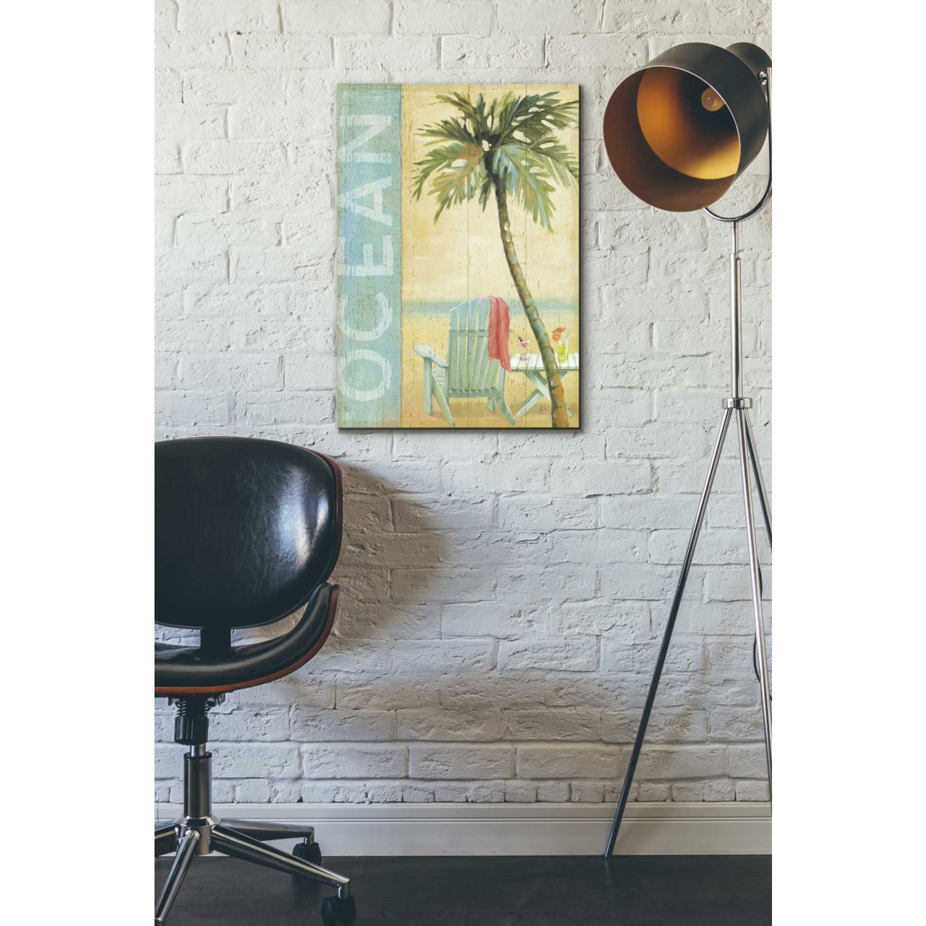 'Ocean Beach II' by Daphne Brissonet, Canvas Wall Art,18 x 26