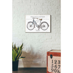 'Bicycles II' by Daphne Brissonet, Canvas Wall Art,18 x 26