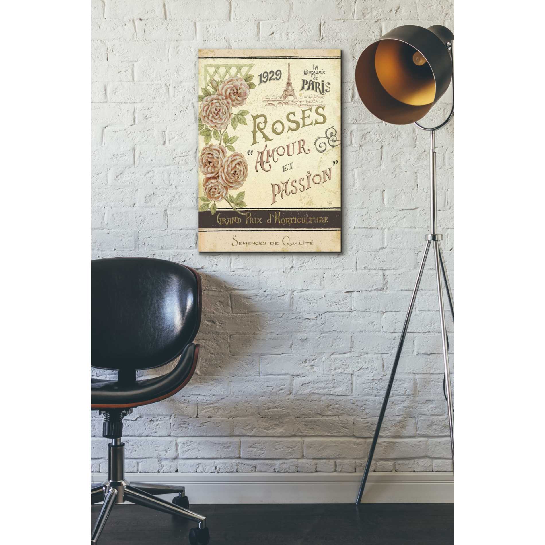 'French Seed Packet I' by Daphne Brissonet, Canvas Wall Art,18 x 26