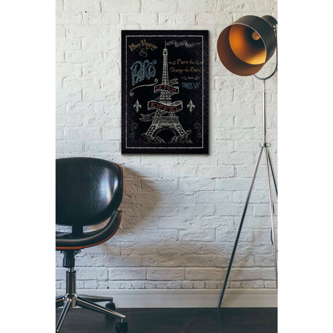 Image of 'Travel to Paris I' by Daphne Brissonet, Canvas Wall Art,18 x 26