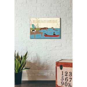 'Lake Pals I' by Veronique Charron, Canvas Wall Art,26 x 18