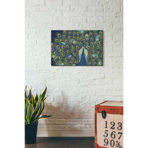 'Peacock Paradise VI' by Veronique Charron, Canvas Wall Art,26 x 18