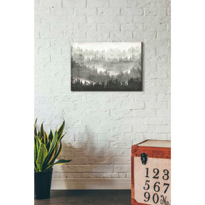'Mountainscape Silver' by Michael Mullan, Canvas Wall Art,26 x 18