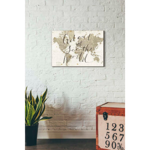 'Get Out and See the World' by Sara Zieve Miller, Canvas Wall Art,26 x 18