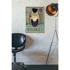 'Fisherman III Old Salt Whiskey' by Ryan Fowler, Canvas Wall Art,18 x 26