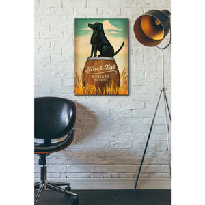 'Black Lab Whiskey' by Ryan Fowler, Canvas Wall Art,18 x 26