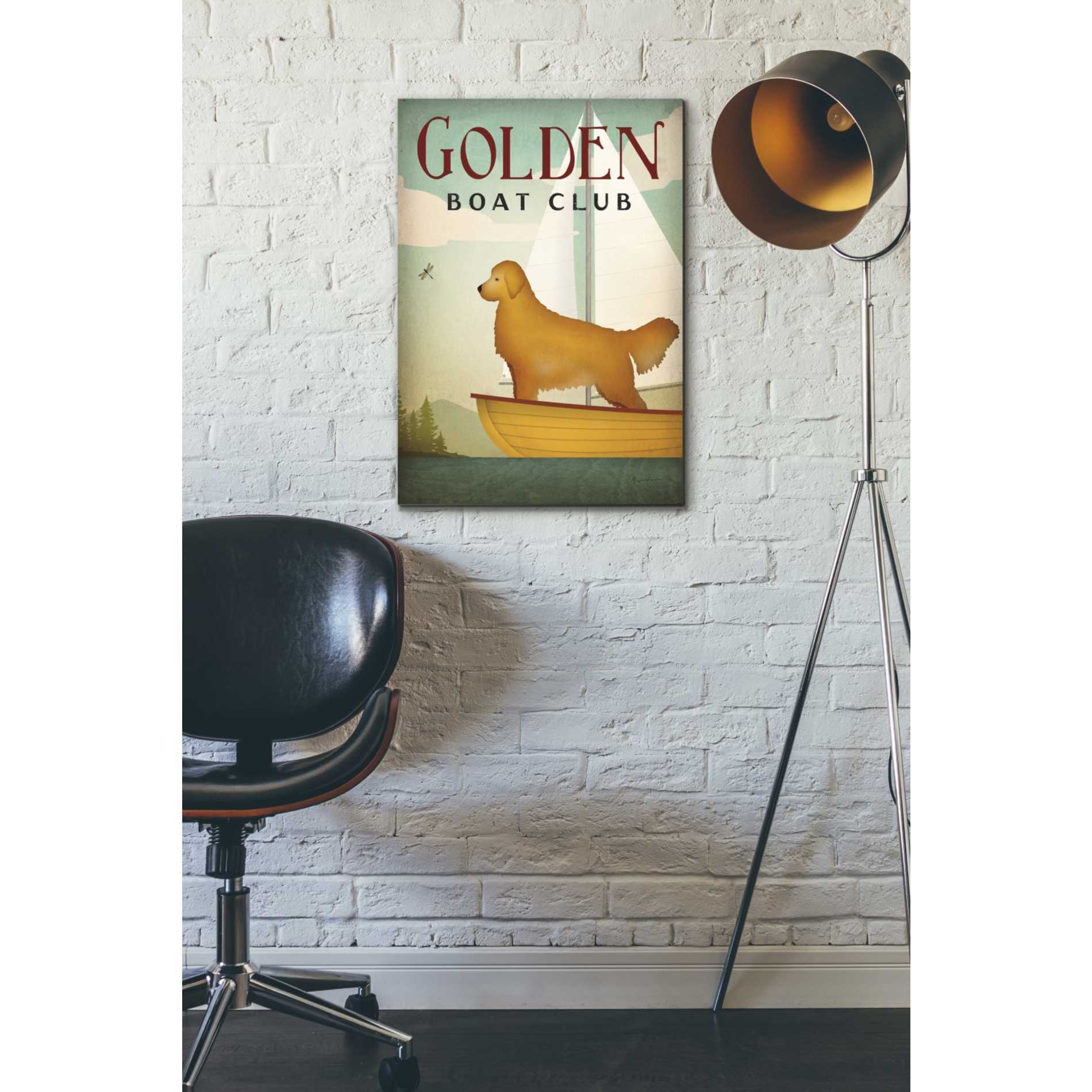 'Golden Sail' by Ryan Fowler, Canvas Wall Art,18 x 26