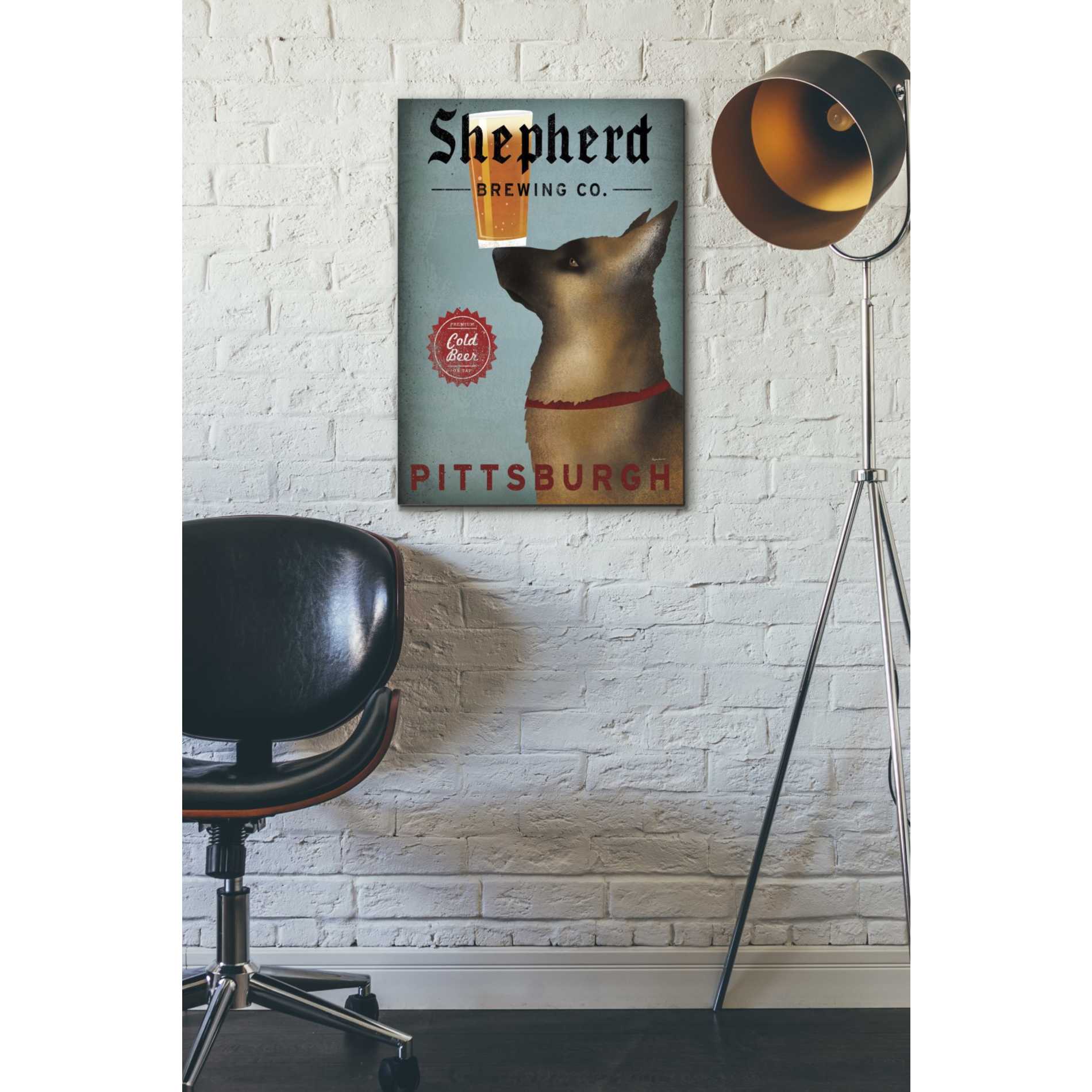 'Shepherd Brewing Co Pittsburgh' by Ryan Fowler, Canvas Wall Art,18 x 26