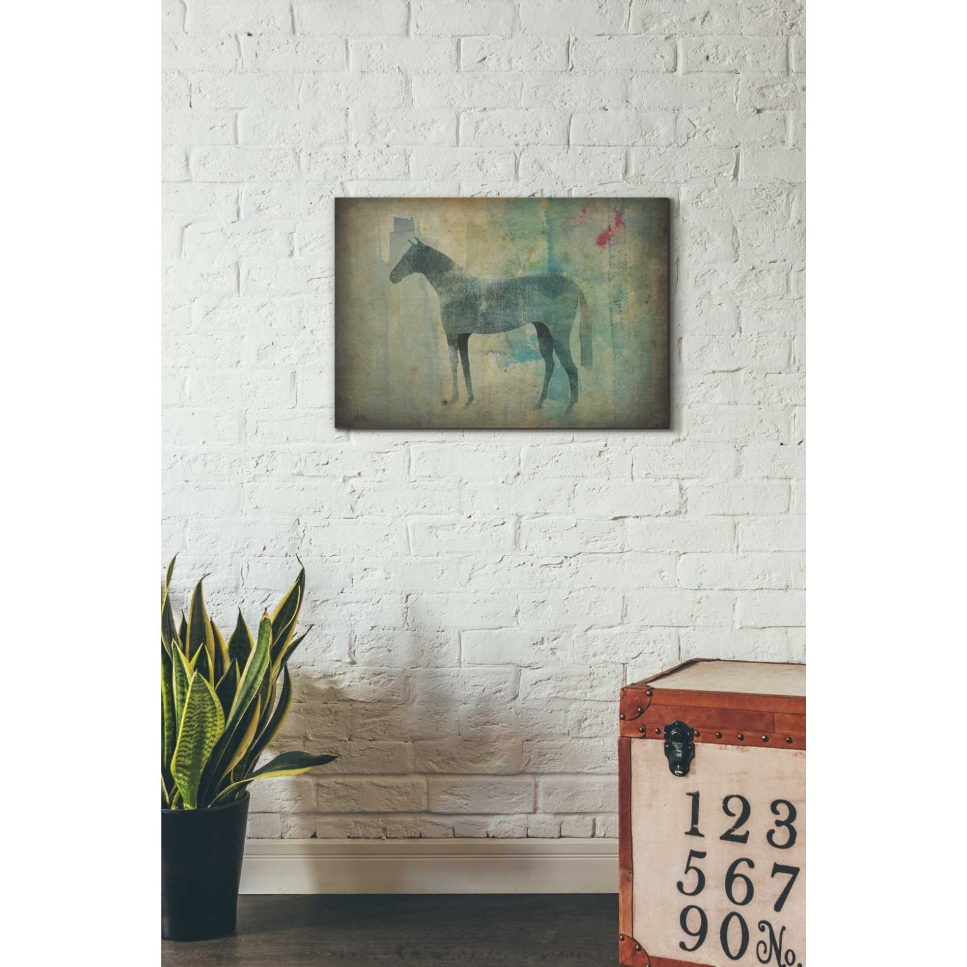 'Cheval Noir v3' by Ryan Fowler, Canvas Wall Art,18 x 26