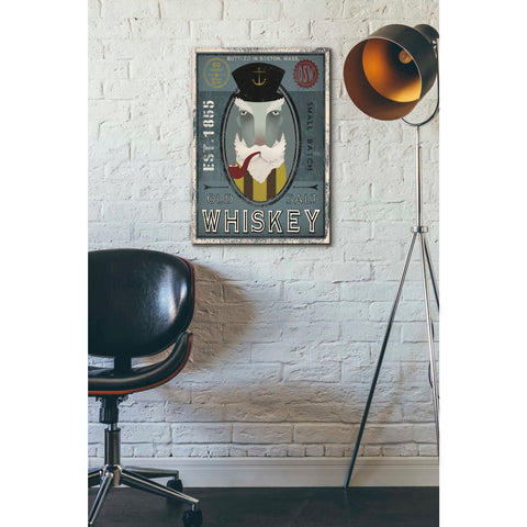 Image of 'Fisherman I Old Salt Whiskey' by Ryan Fowler, Canvas Wall Art,18 x 26
