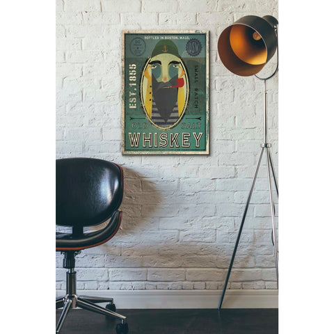 Image of 'Fisherman VII Old Salt Whiskey' by Ryan Fowler, Canvas Wall Art,18 x 26