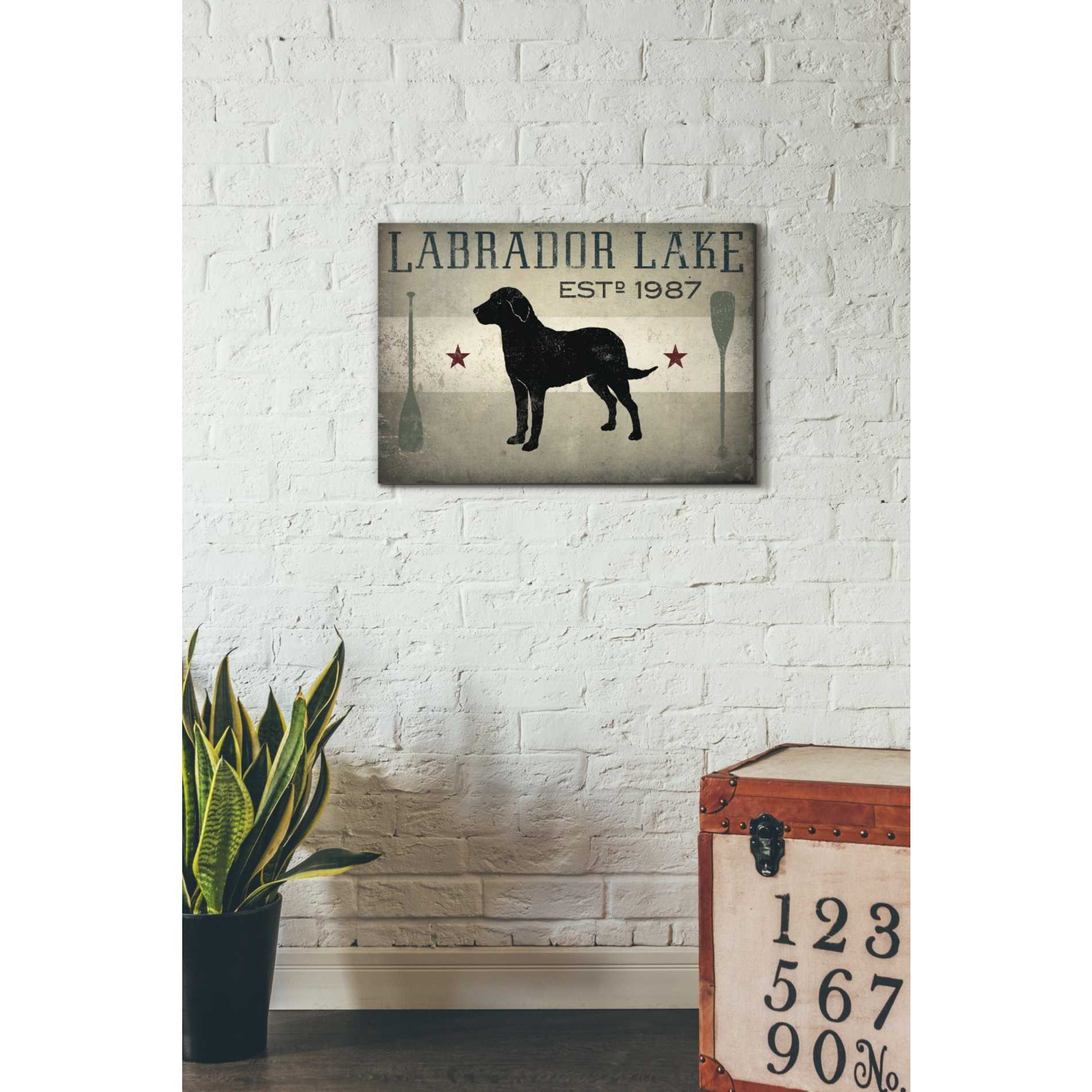 'Labrador Lake' by Ryan Fowler, Canvas Wall Art,18 x 26