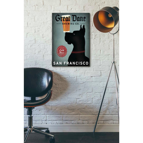 Image of 'Great Dane Brewing Co San Francisco' by Ryan Fowler, Canvas Wall Art,18 x 26