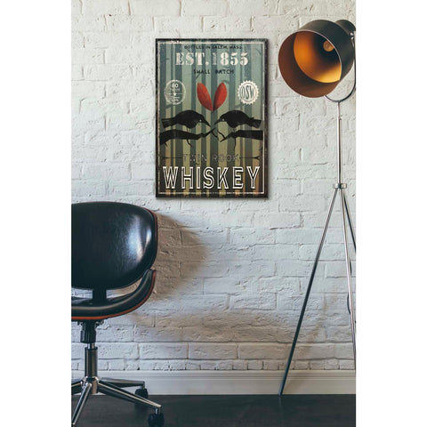 Image of 'Old Salt Whiskey Love Birds' by Ryan Fowler, Canvas Wall Art,18 x 26