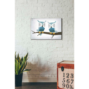 'Tan Owls Bright' by Ryan Fowler, Canvas Wall Art,18 x 26