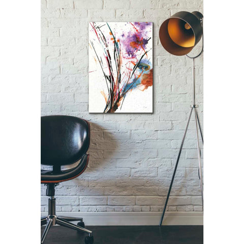 Image of 'Floral Explosion IV On White Crop' by Jan Griggs, Giclee Canvas Wall Art