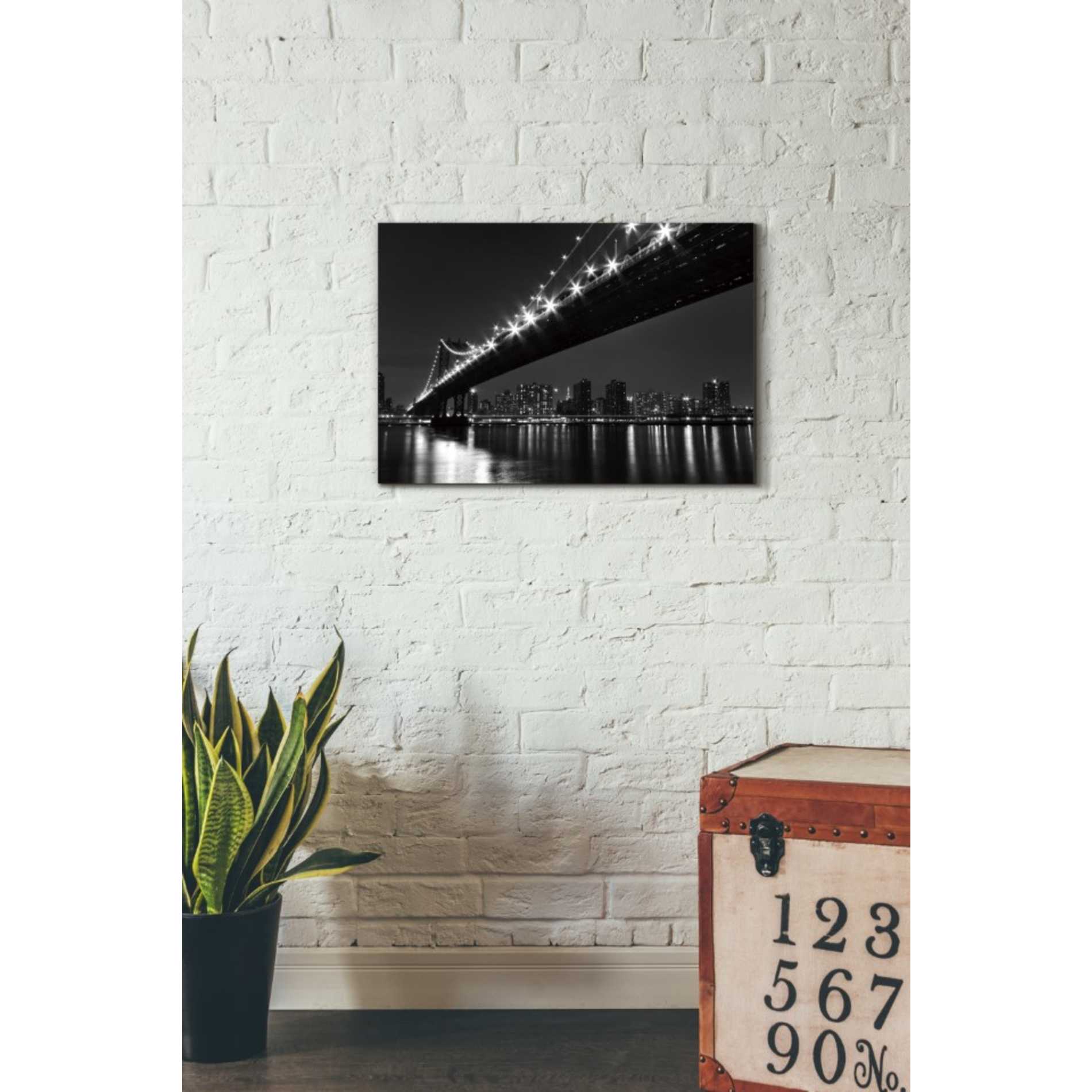 'Manhattan Bridge' by Katherine Gendreau, Giclee Canvas Wall Art