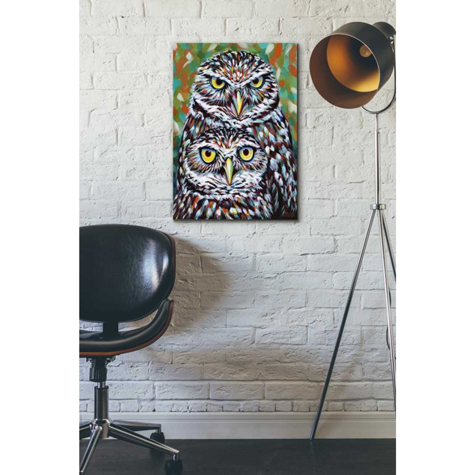 'Furry Feather Friends I' by Carolee Vitaletti Giclee Canvas Wall Art