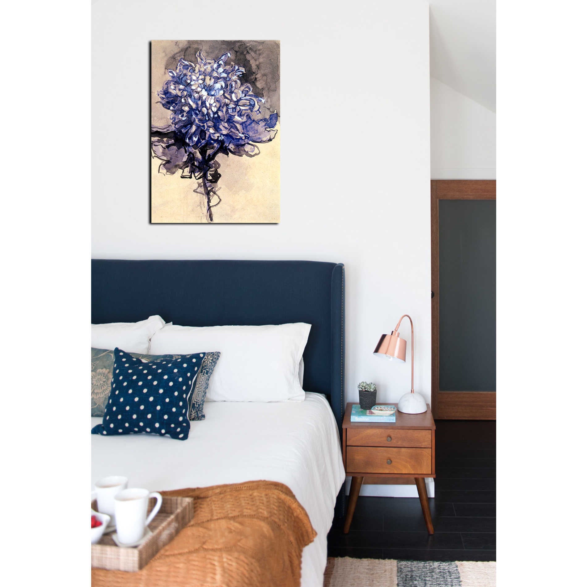 'Chrysanthemum' by Piet Mondrian Canvas Wall Art,18 x 26