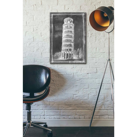 Image of 'European Icon Blueprint II' by Ethan Harper Canvas Wall Art,18 x 26