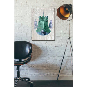 'Cowfish' by Fab Funky Giclee Canvas Wall Art