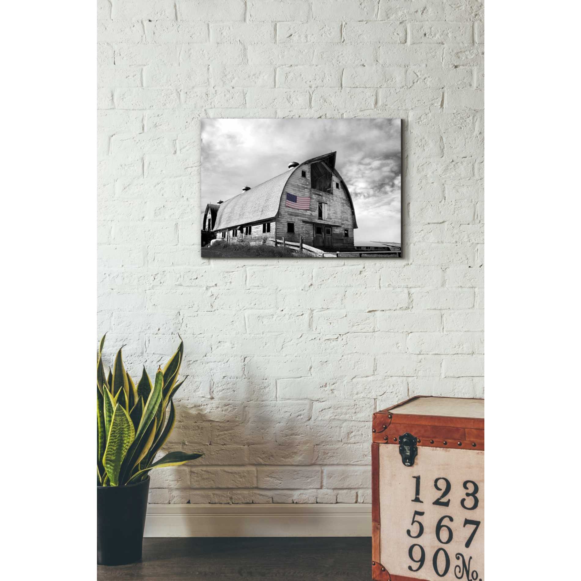 'Flags of Our Farmers X' by James McLoughlin Giclee Canvas Wall Art