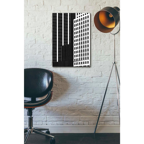 Image of 'NYC in Pure B&W II' by Jeff Pica Canvas Wall Art,18 x 26