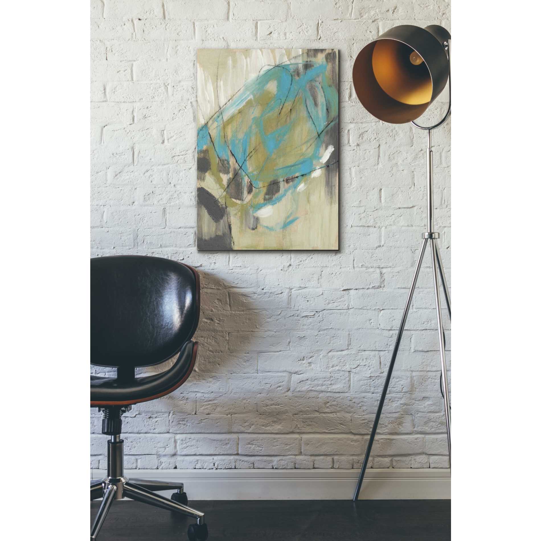 'Whirling I' by Jennifer Goldberger Giclee Canvas Wall Art