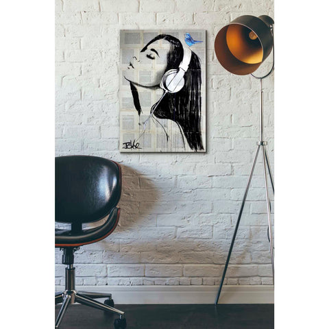 Image of 'Big Audio' by Loui Jover, Canvas Wall Art,18 x 26