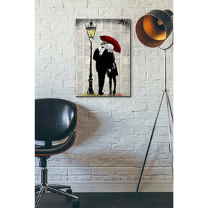 'Lamp Lovers' by Loui Jover, Canvas Wall Art,18 x 26