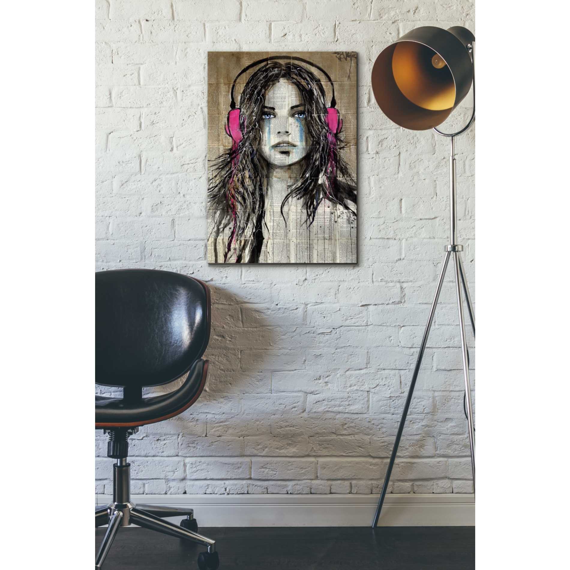 'Wired for Sound' by Loui Jover, Canvas Wall Art,18 x 26