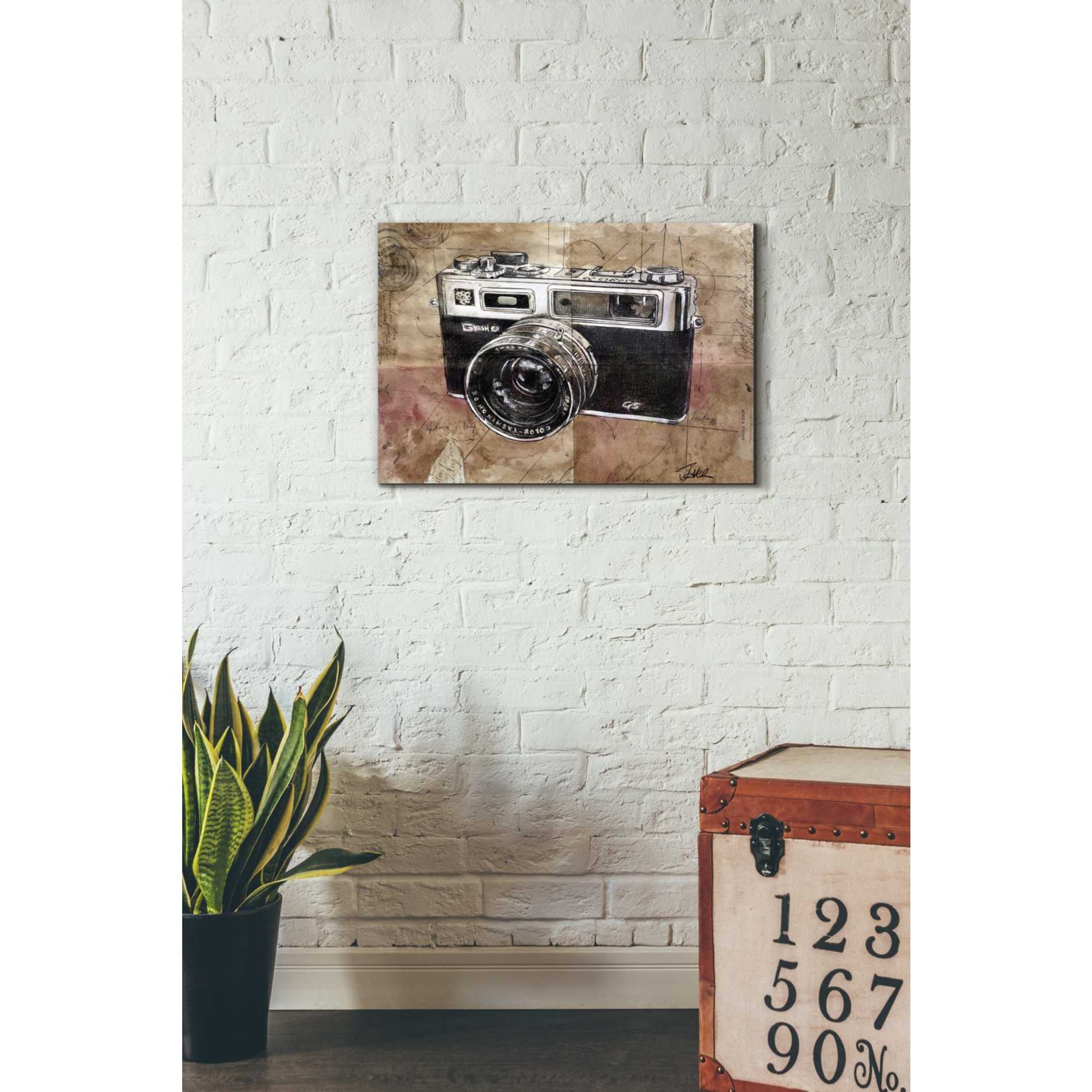 'Yashica' by Loui Jover, Canvas Wall Art,26 x 18