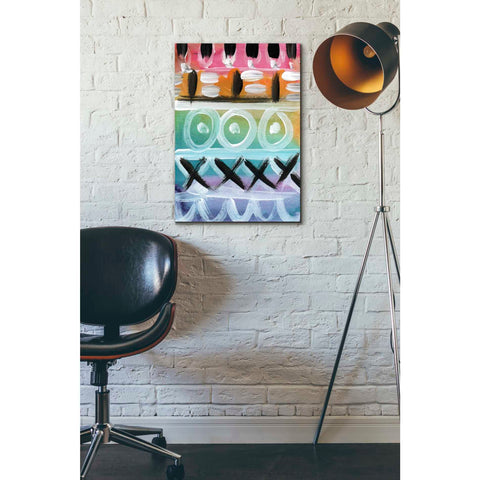 Image of 'Fiesta III' by Linda Woods, Canvas Wall Art,18 x 26